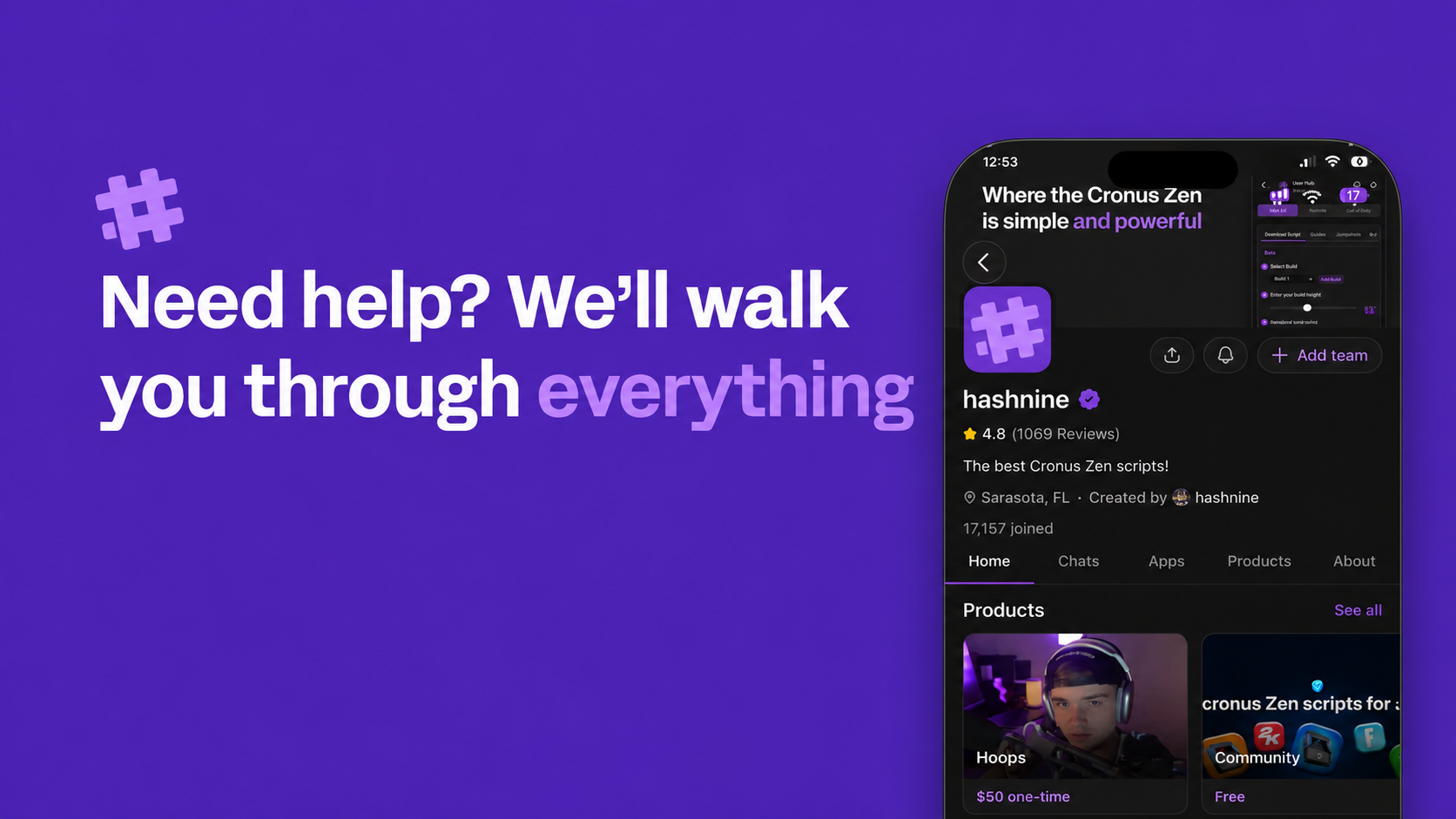 Need help? We'll walk you through everything