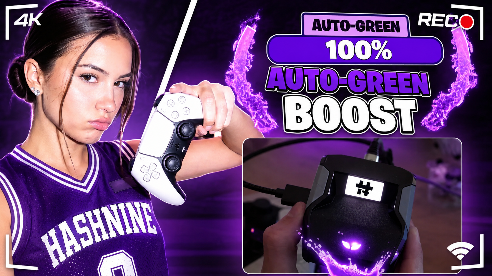 hashnine Green — 100% Auto-Green Boost